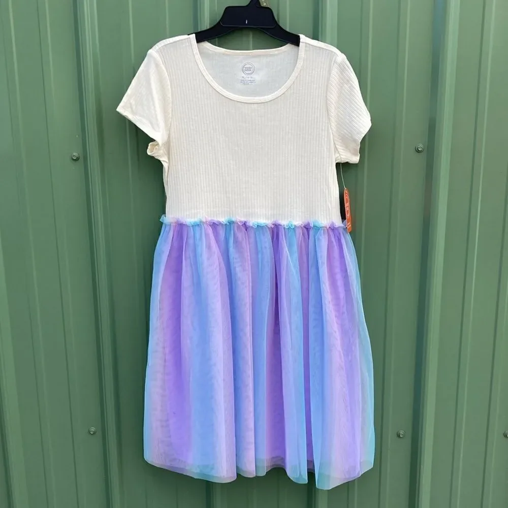 Girls Colorful Unicorn TuTu Dresses 2-Pack Size XL